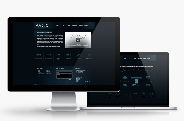 Stevie Russell home page website design